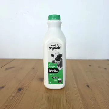Buttermilk Organic 2% 1L PET bottle